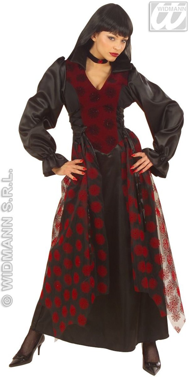 Vampier & Dracula Kostuum | Victoriaanse Dames Vampier Royal Lady Kostuum Vrouw | Medium | Halloween | Verkleedkleding